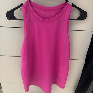 lululemon sonic pink tank size 4